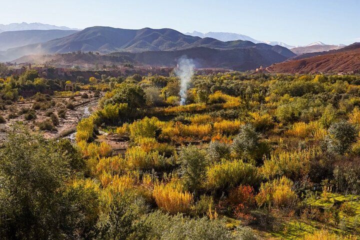 Green Atlas Mountains valley β lush landscape Morocco